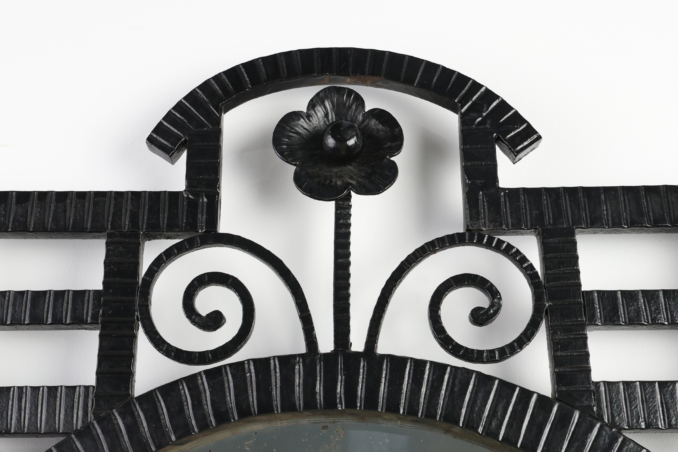 Art Deco Wrought Iron Mirror, France, 1925thumbnail